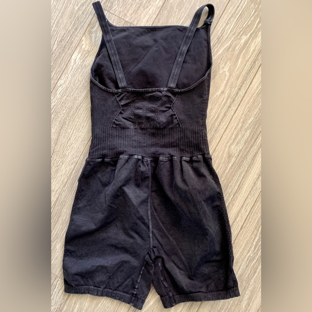 NEW Free People Good Karma High Neck Romper Onesie Black - Picture 4 of 7